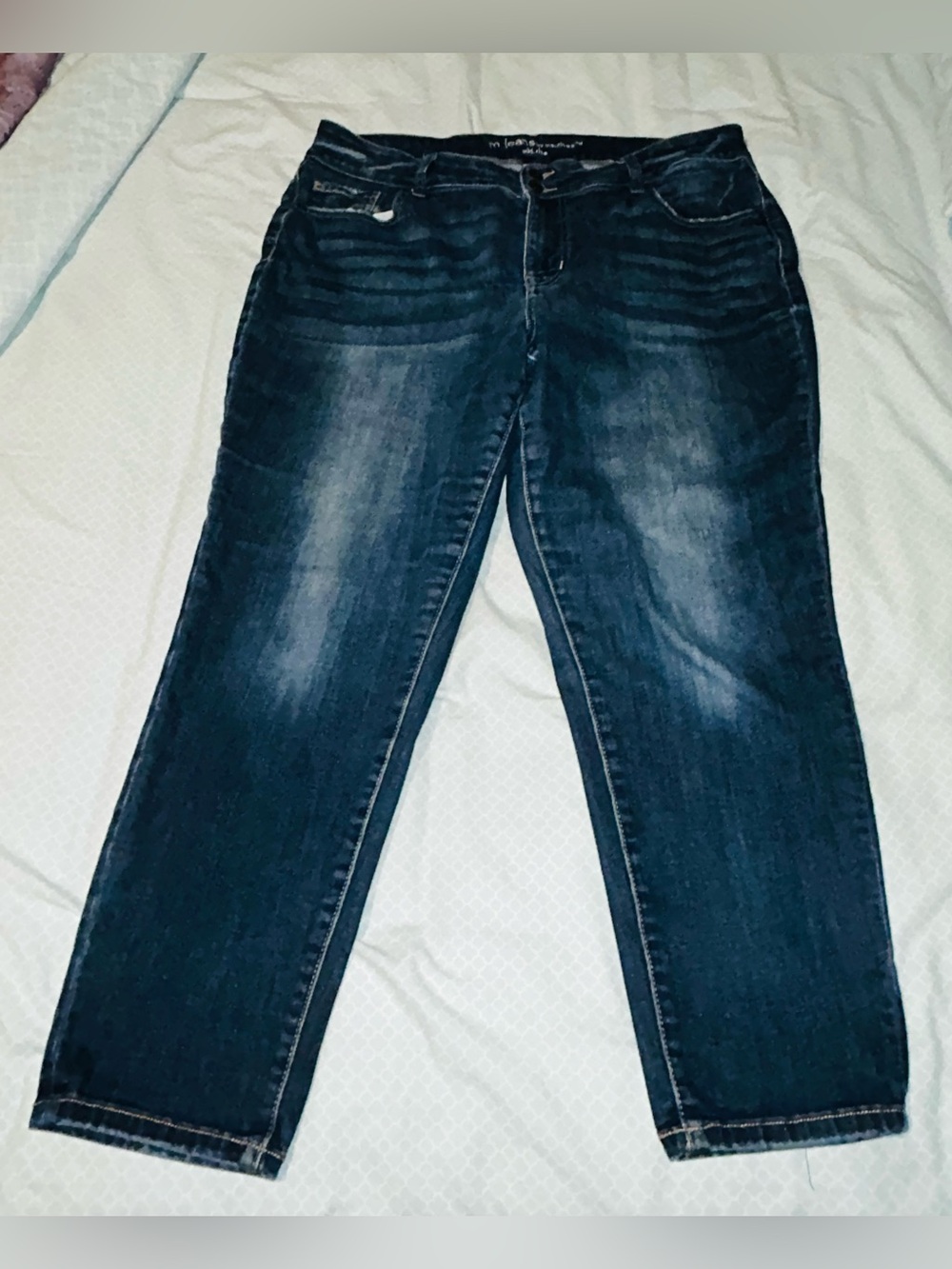 Maurices Dark Blue Women's Straight-Leg Jeans